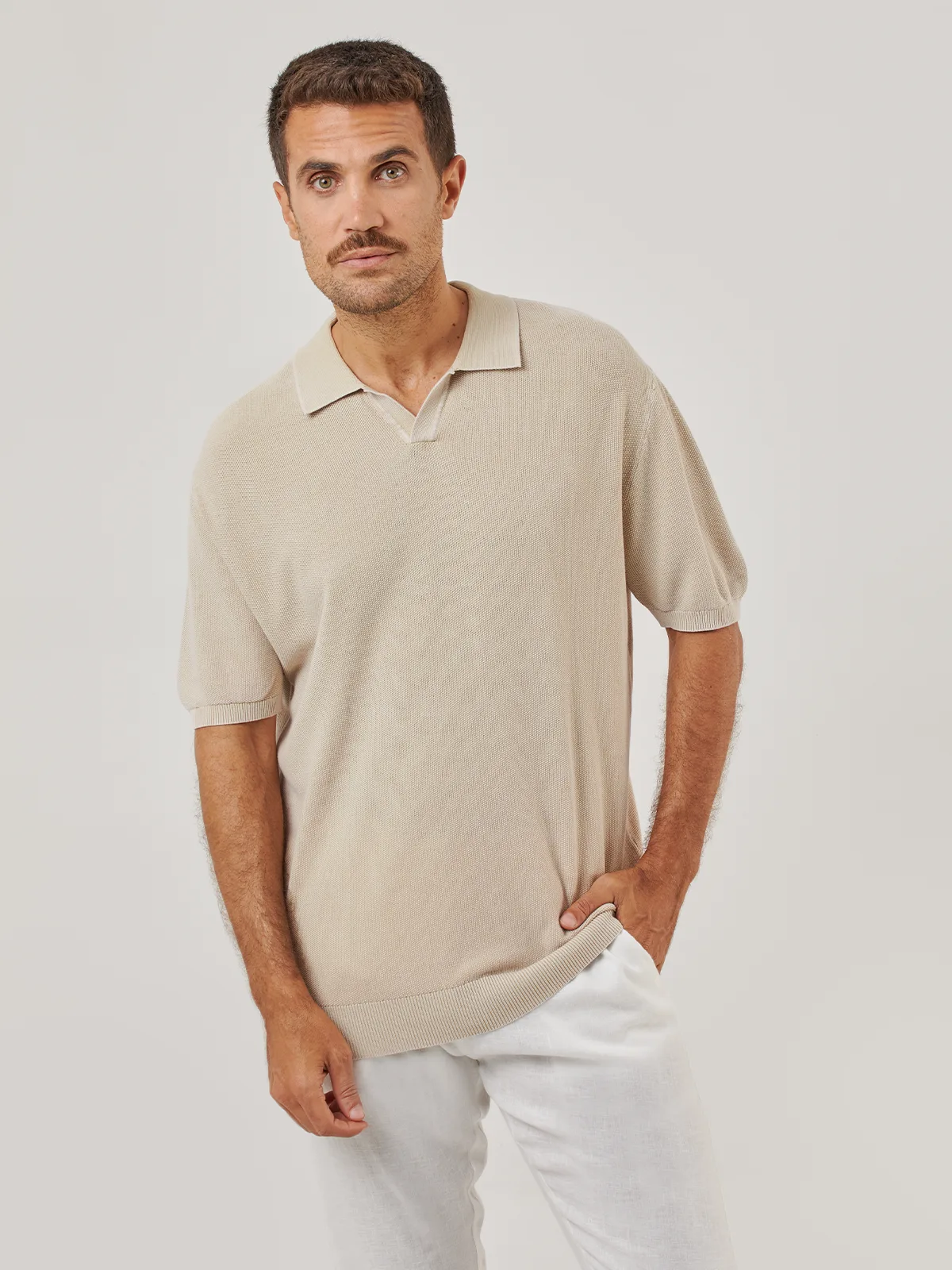 POLO MANGA CORTA ALGODÓN HOMBRE SPAVALDI - 1