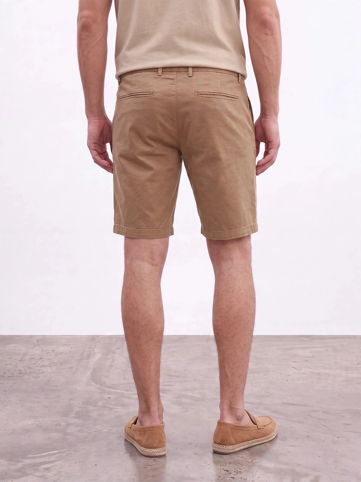 SHORT ALGODON HOMBRE SPAVALDI CAMEL - 3