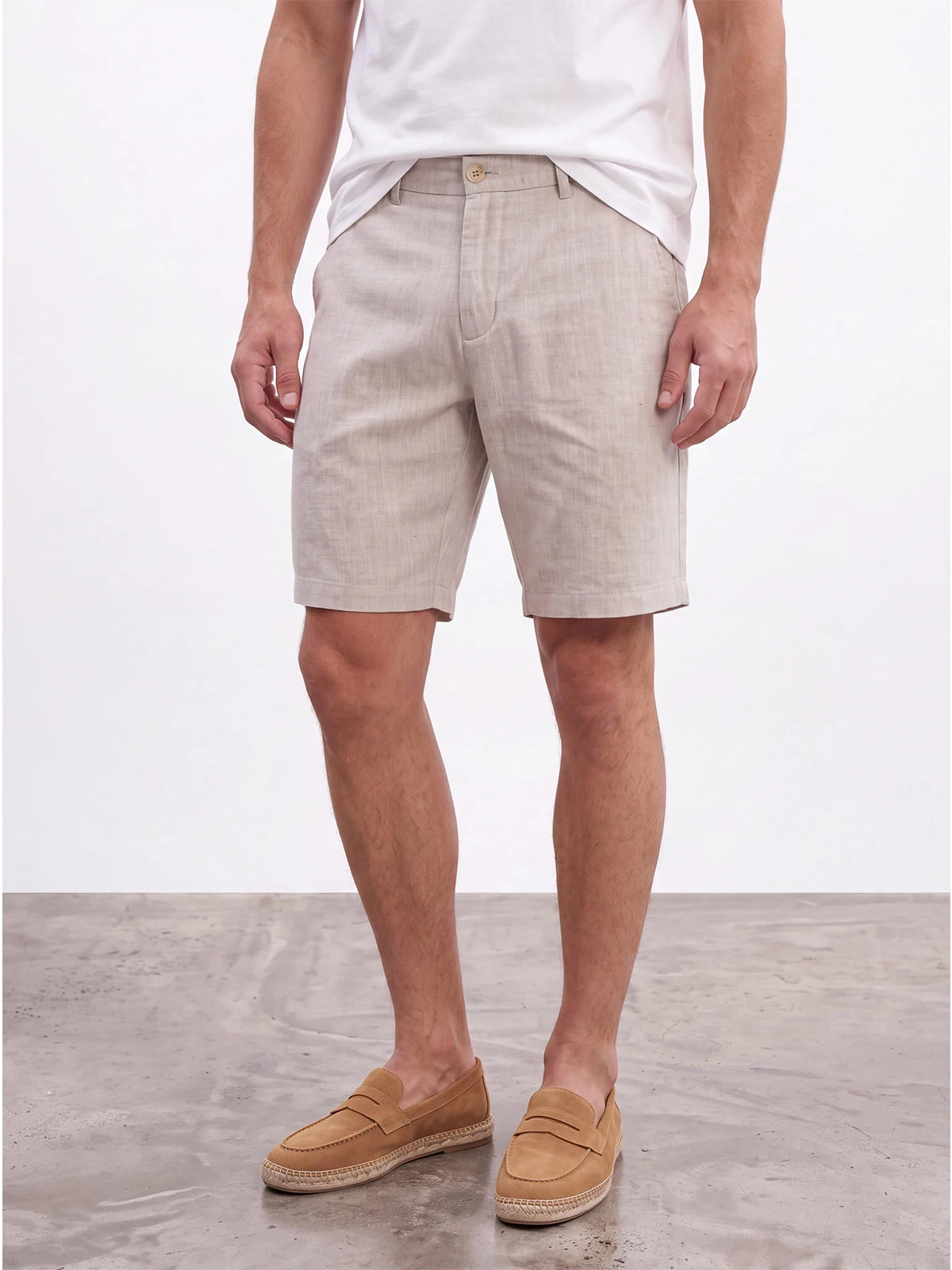 SHORT LINO HOMBRE SPAVALDI BLANCO - 2