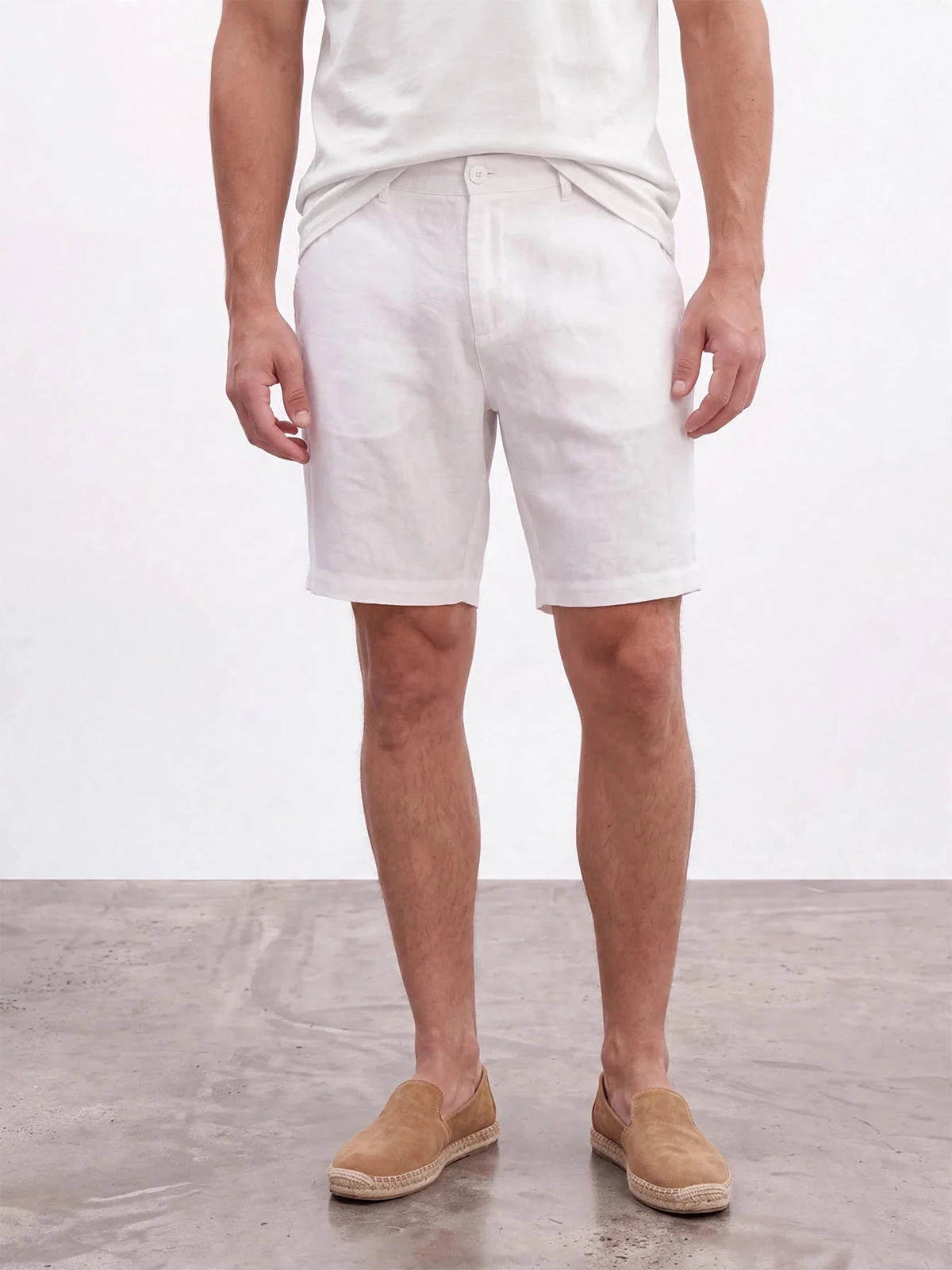 SHORT LINO HOMBRE SPAVALDI BLANCO - 2
