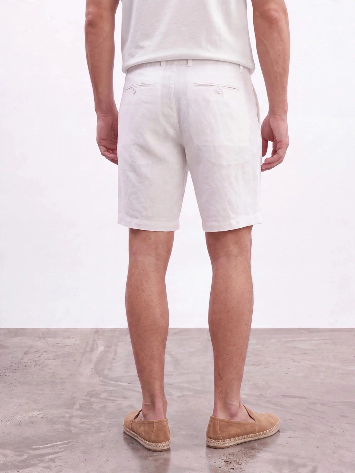 SHORT LINO HOMBRE SPAVALDI BLANCO - 3