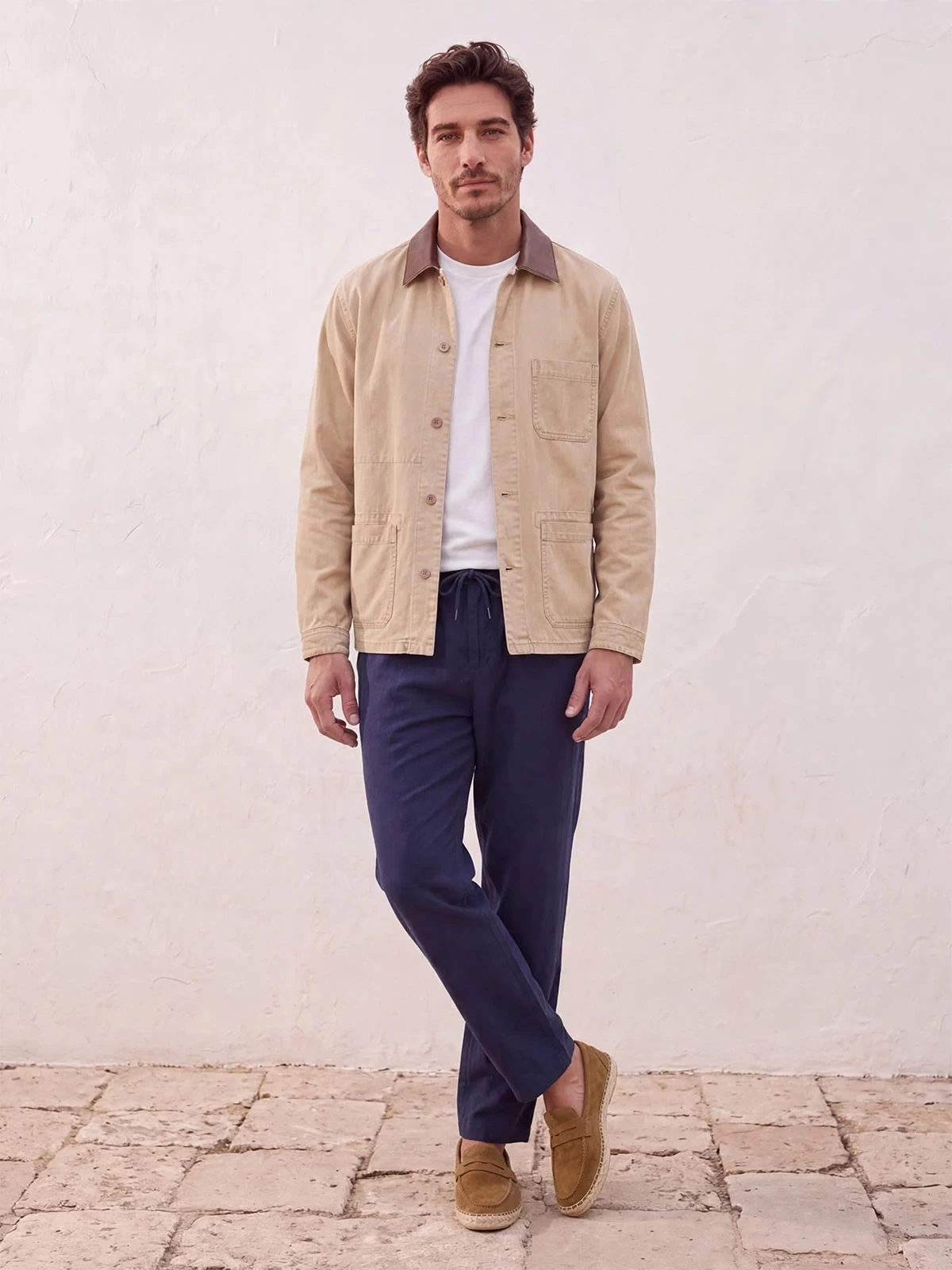 CASACA ALGODÓN HOMBRE SPAVALDI CAMEL BERNARDA - 4