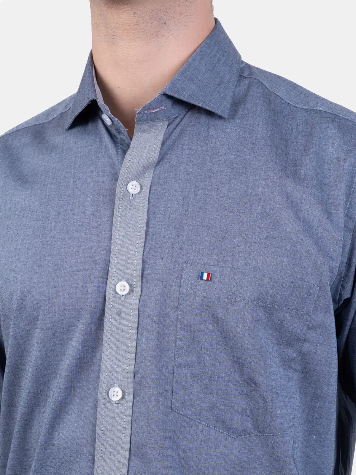CAMISA MANGA LARGA HOMBRE PIERRE CARDIN TESSUTO MADE IN ITALY ETQ - 4