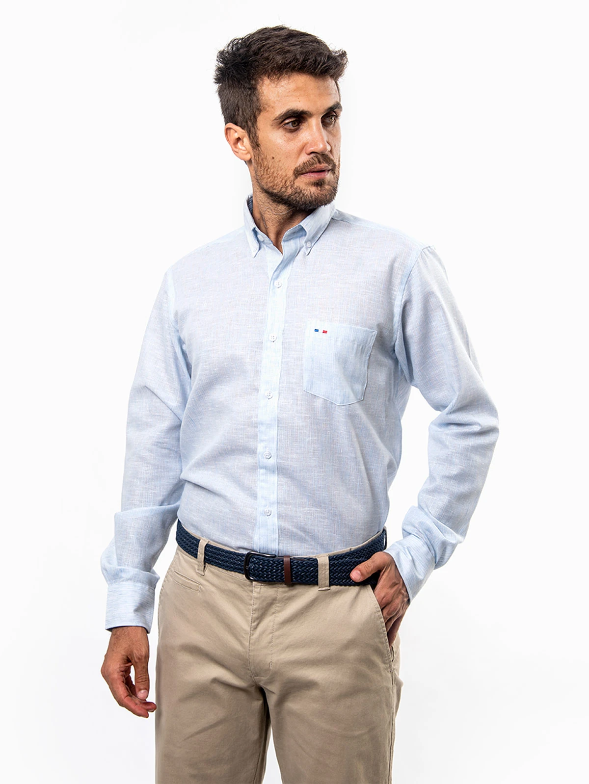 CAMISA MANGA LARGA HOMBRE PIERRE CARDIN - 1