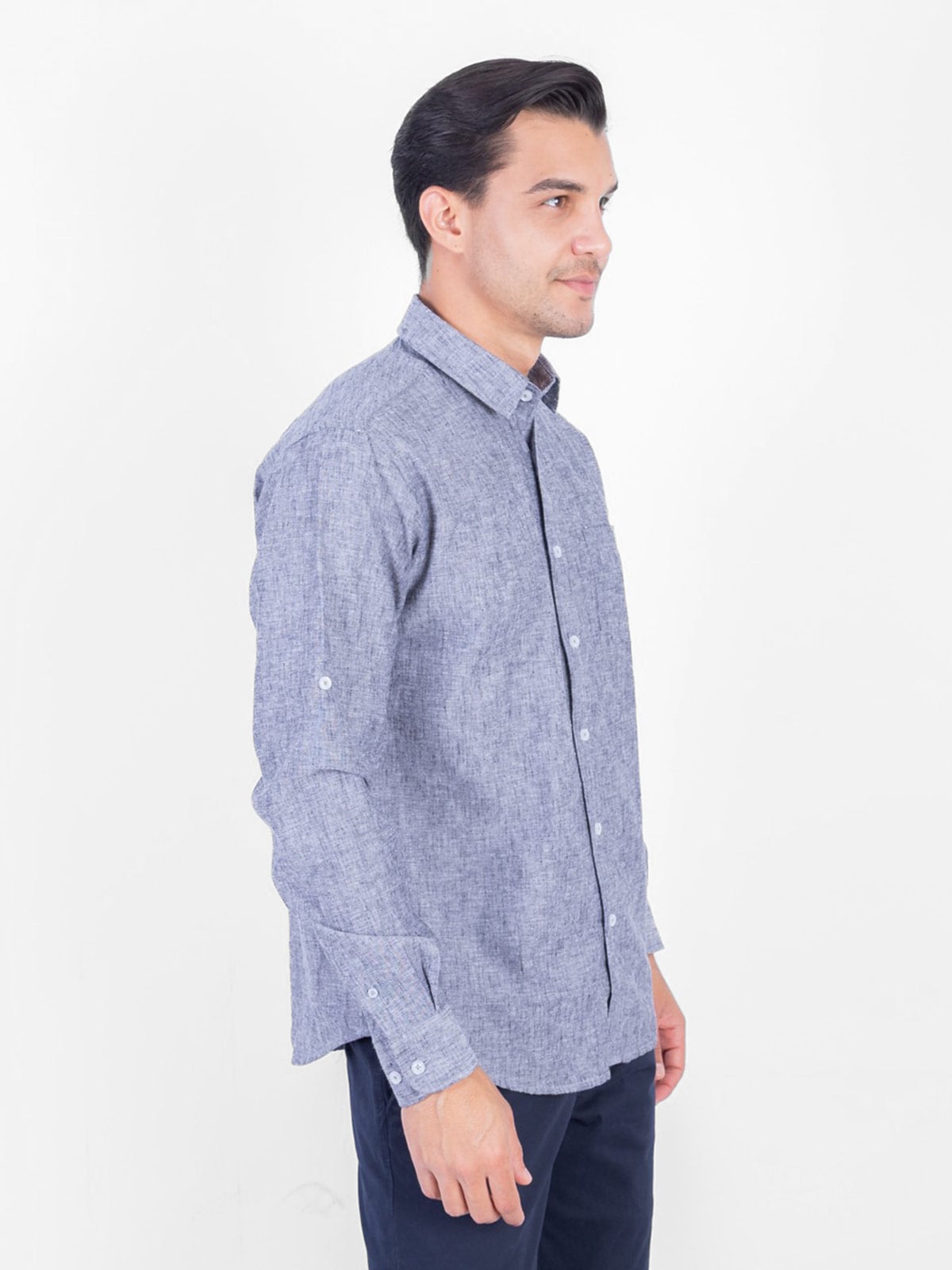 CAMISA MANGA LARGA LINO HOMBRE PIERRE CARDIN - 3