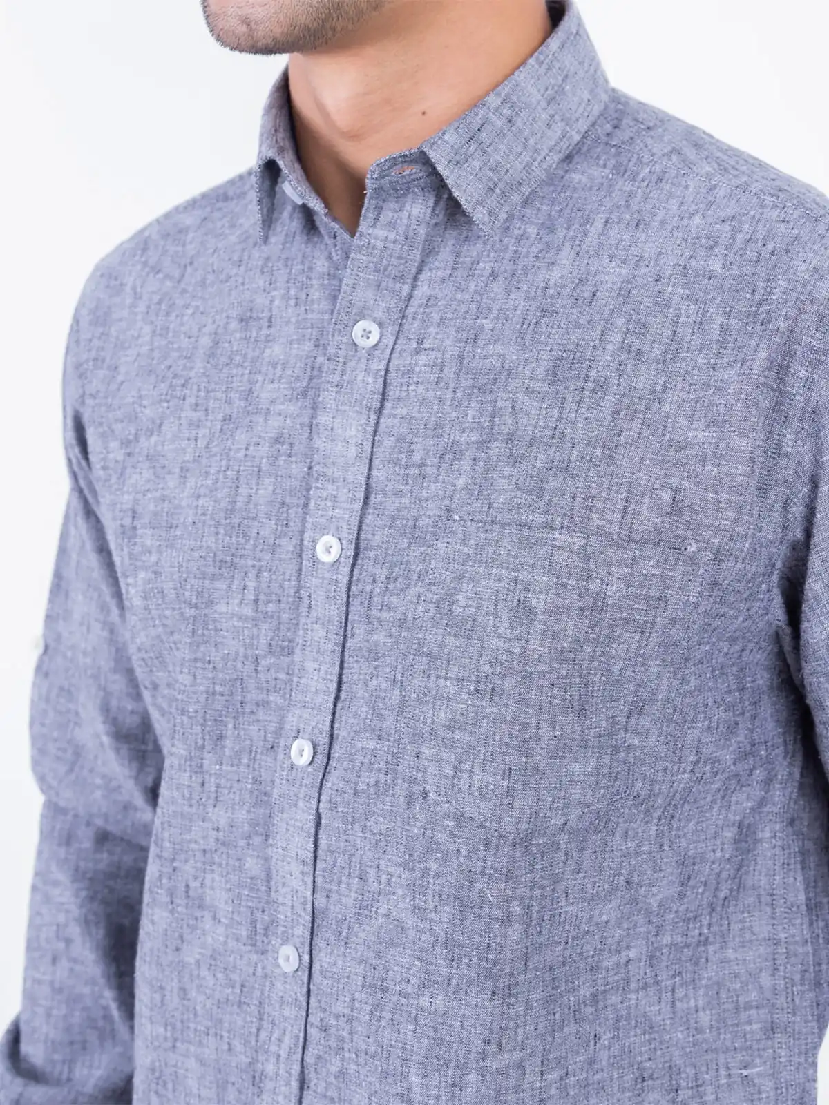 CAMISA MANGA LARGA LINO HOMBRE PIERRE CARDIN - 4