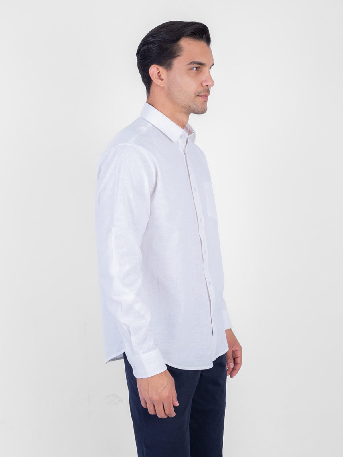 CAMISA MANGA LARGA LINO HOMBRE PIERRE CARDIN - 3