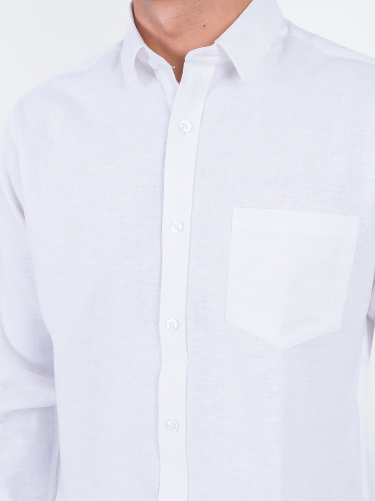 CAMISA MANGA LARGA LINO HOMBRE PIERRE CARDIN - 4
