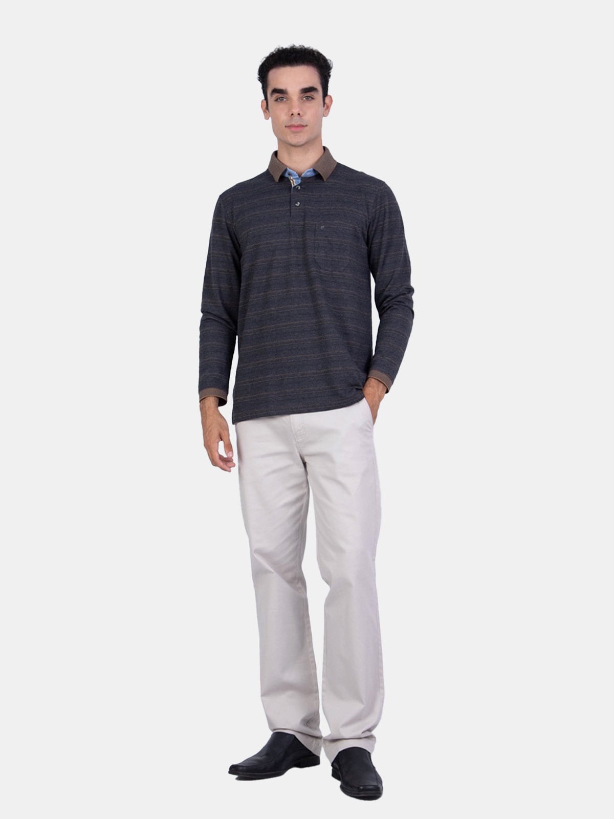 POLO MANGA LARGA HOMBRE PIERRE CARDIN - 4