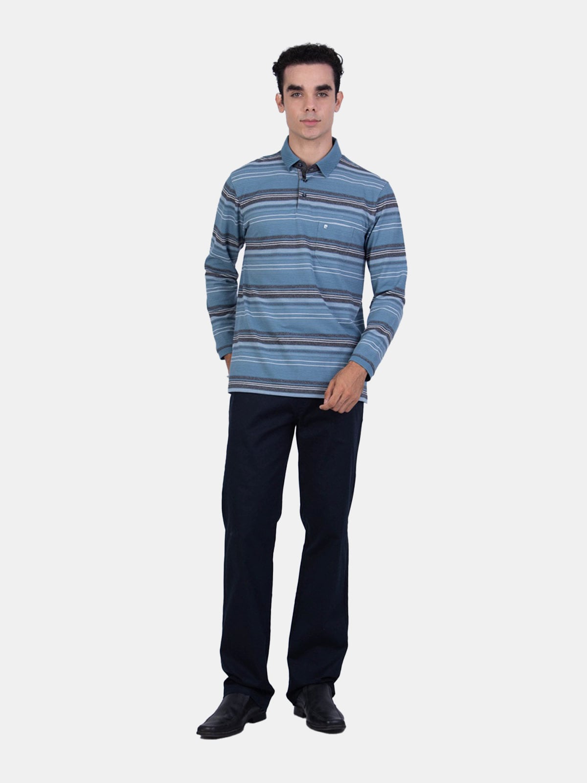POLO MANGA LARGA HOMBRE PIERRE CARDIN - 4