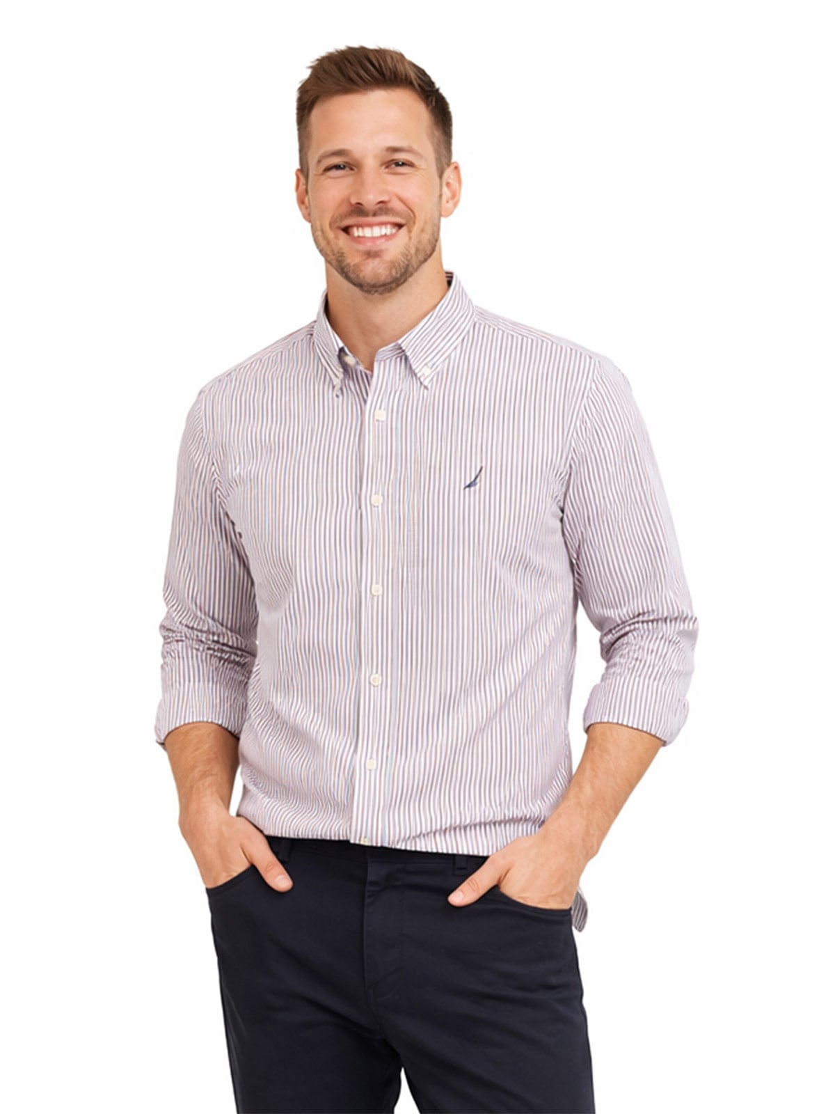 CAMISA MANGA LARGA HOMBRE NAUTICA - 1