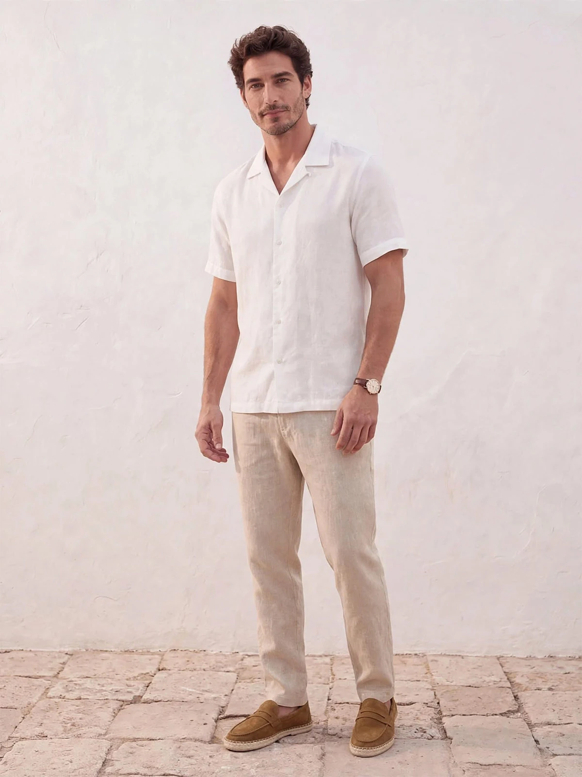 CAMISA MANGA CORTA HOMBRE SPAVALDI BLANCO - 4