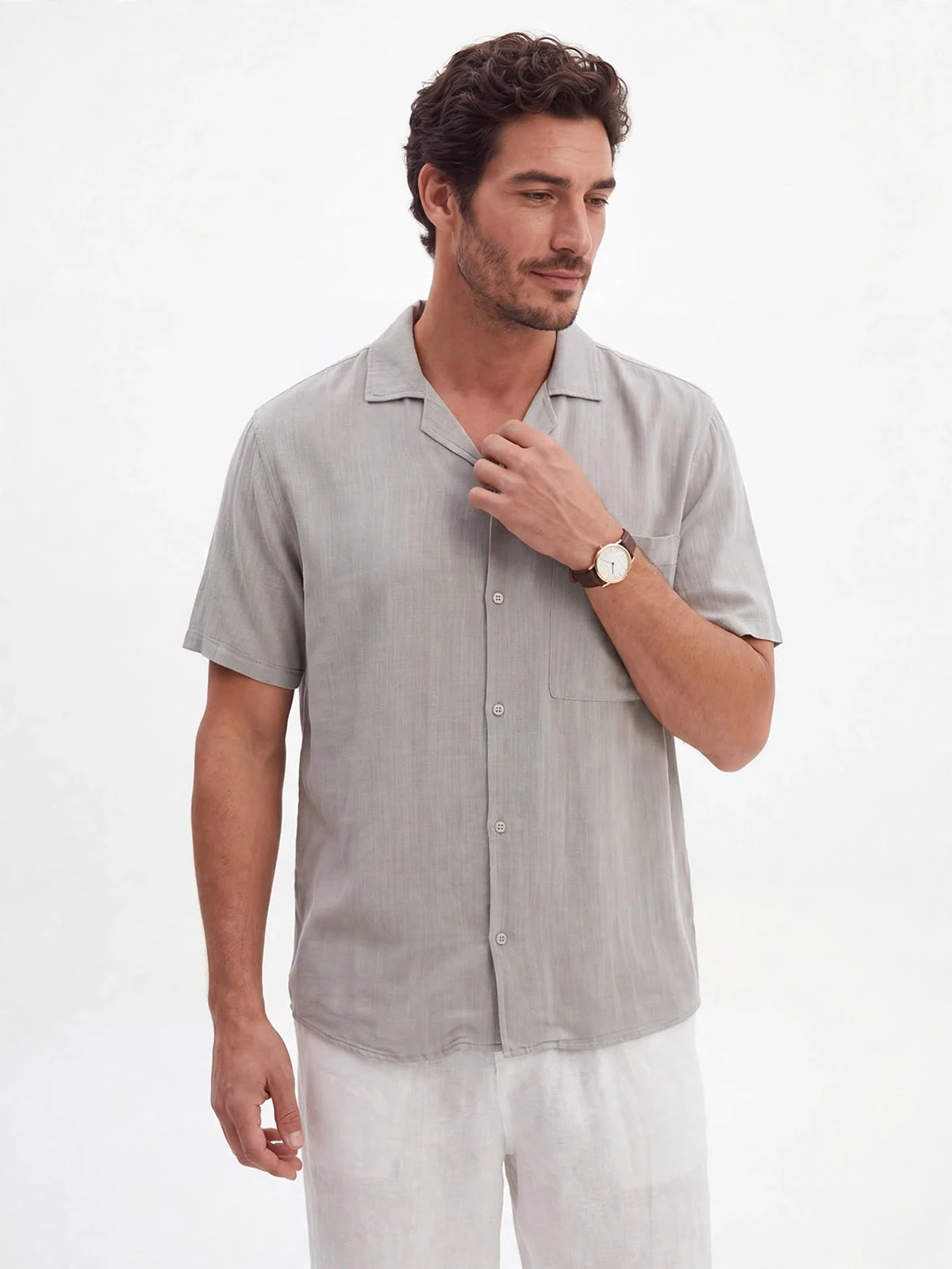 CAMISA MANGA CORTA HOMBRE SPAVALDI - 1