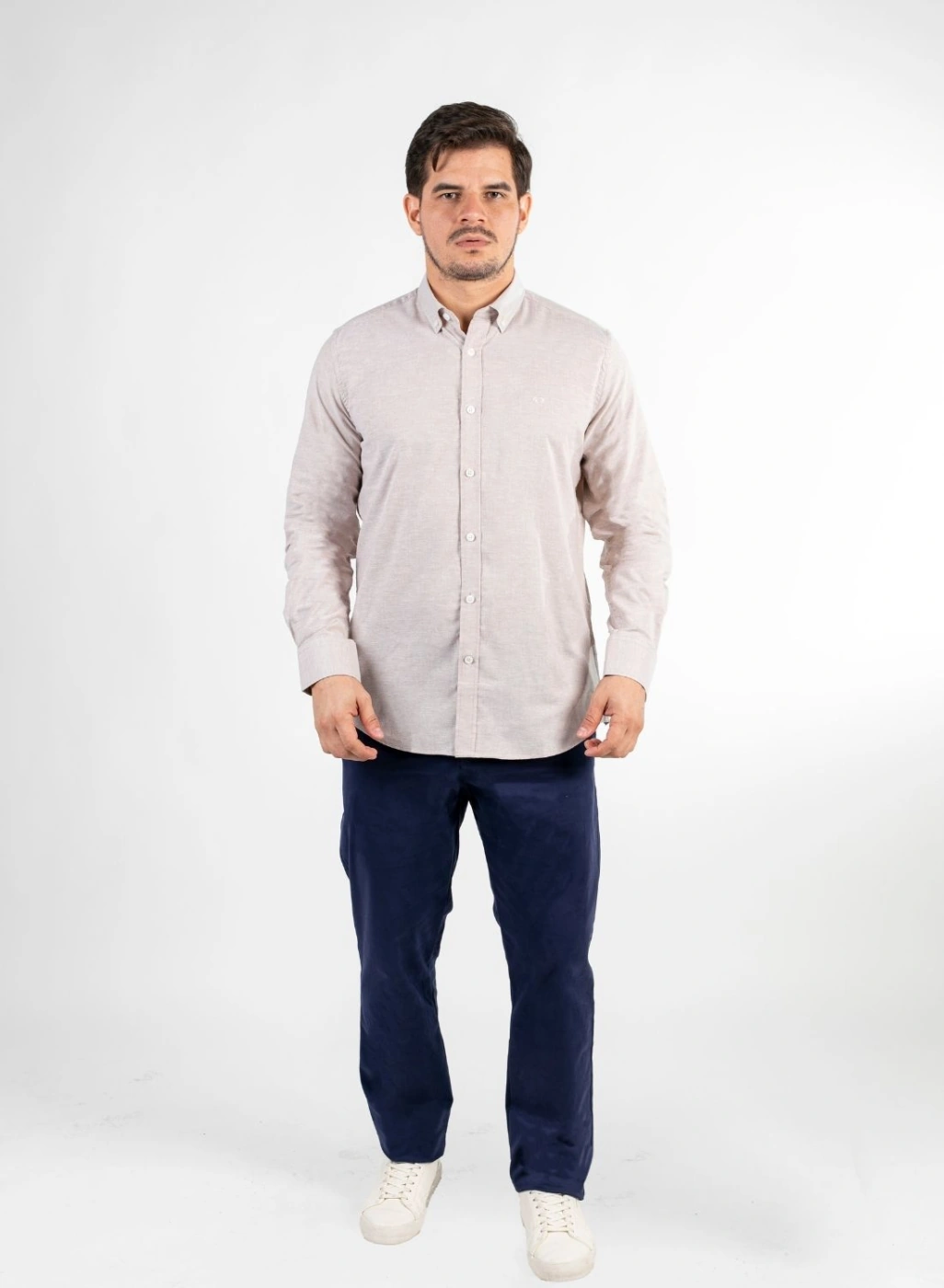 CAMISA MANGA LARGA HOMBRE OSCAR DE LA RENTA CASUAL - 1