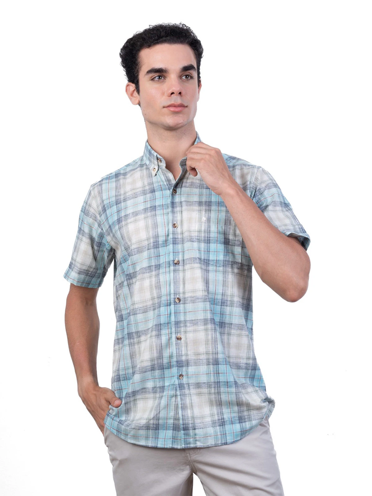 CAMISA MANGA CORTA HOMBRE PIERRE CARDIN - 1