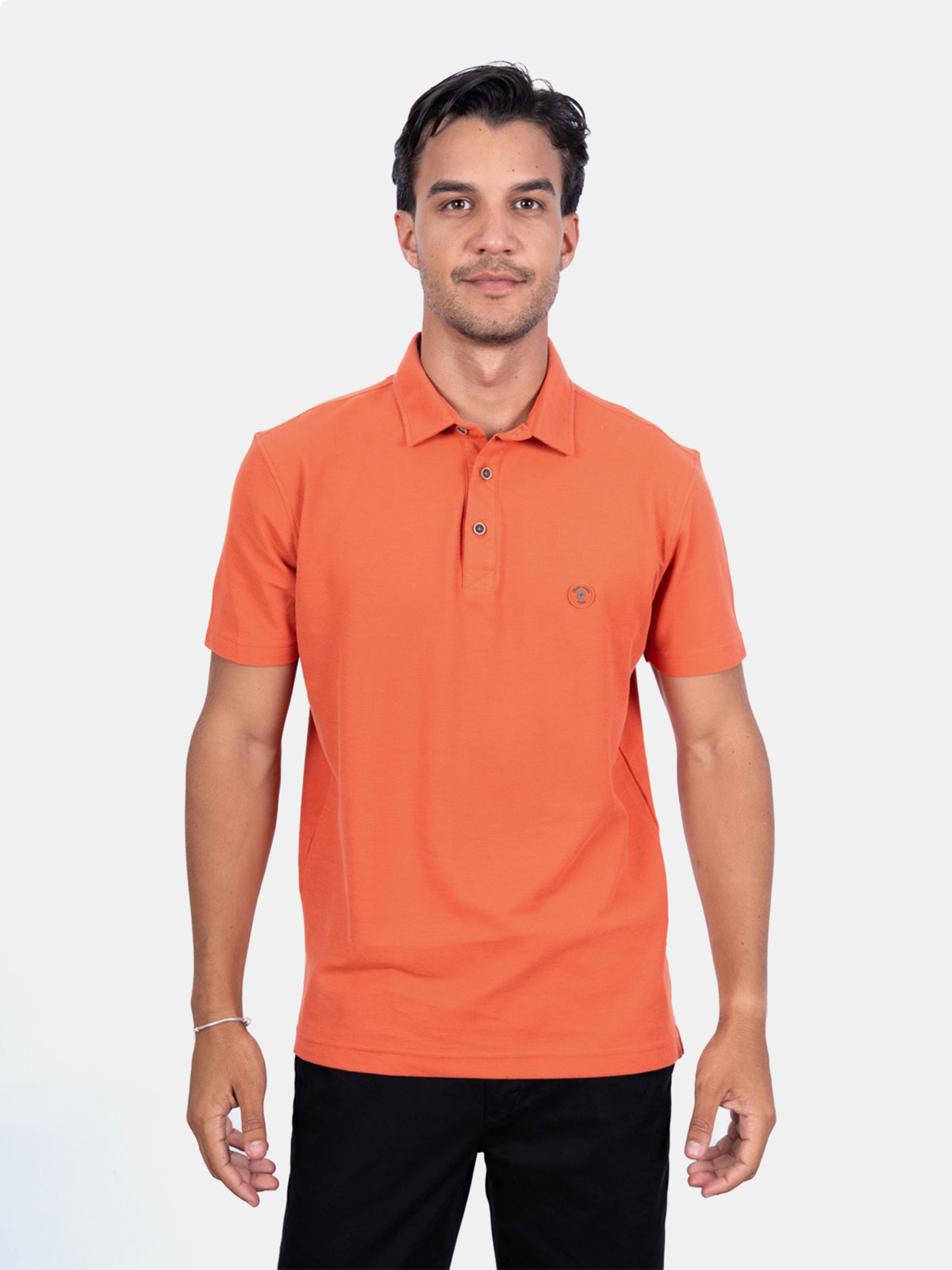 POLO MANGA CORTA HOMBRE PIERRE CARDIN PIQUE - 1