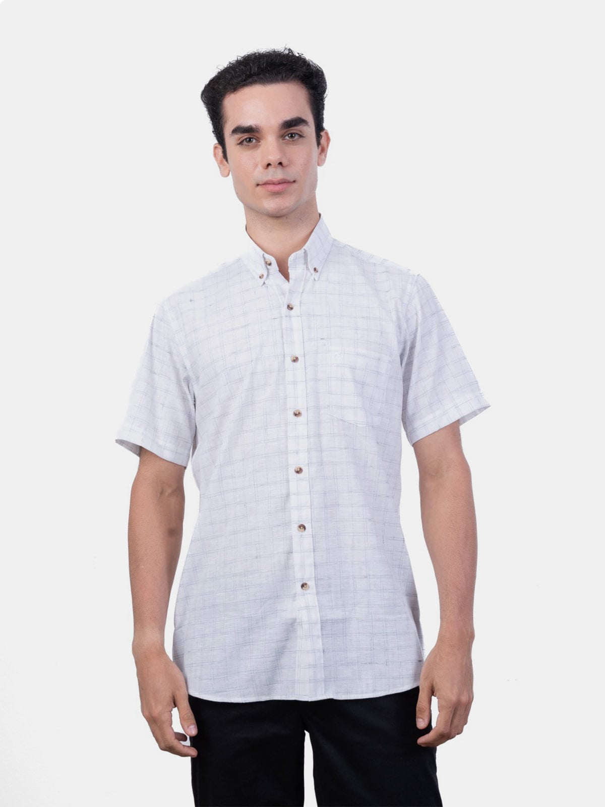 CAMISA MANGA CORTA HOMBRE PIERRE CARDIN LINEN COLLECTION - 1