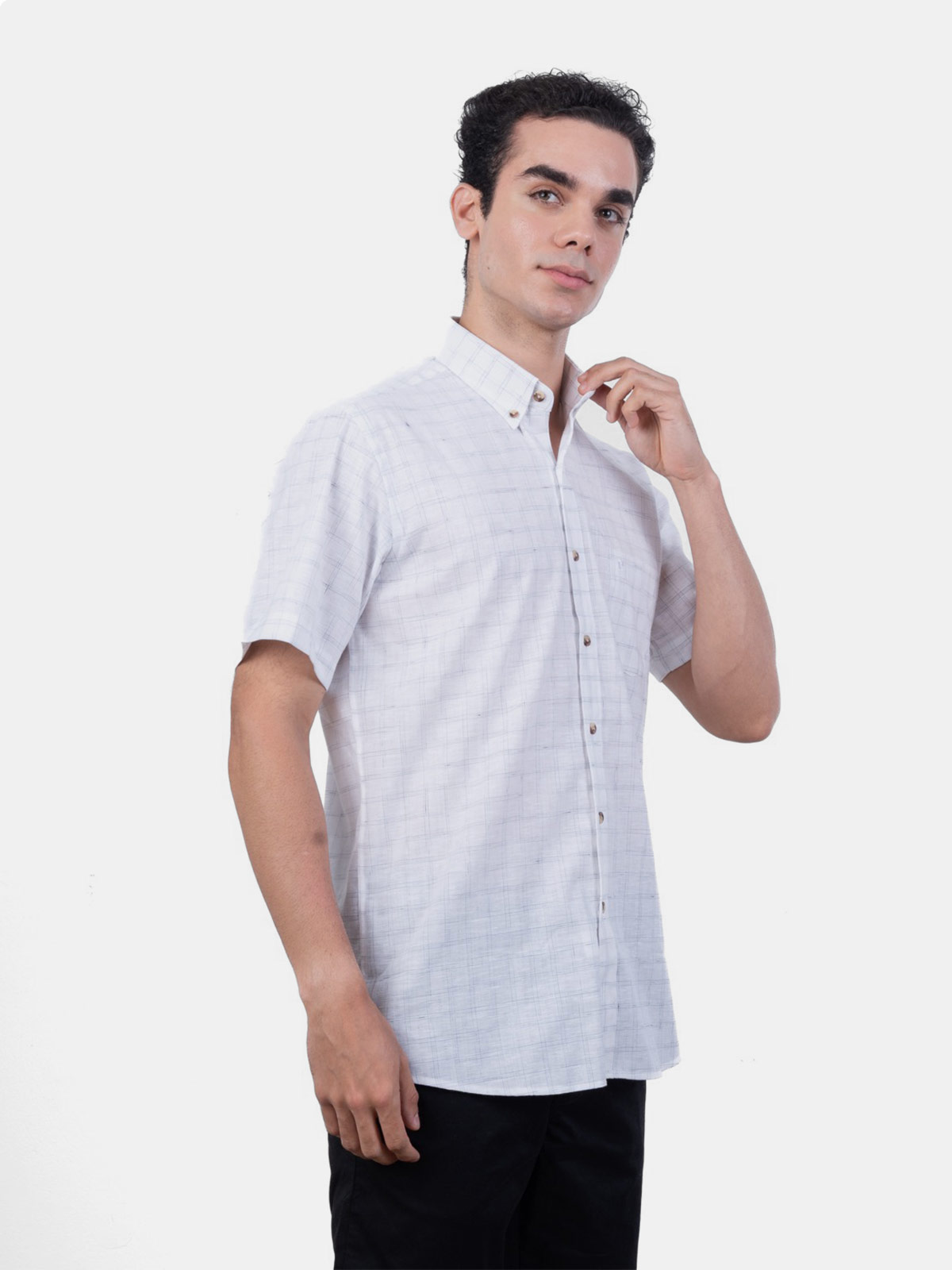 CAMISA MANGA CORTA HOMBRE PIERRE CARDIN LINEN COLLECTION - 3