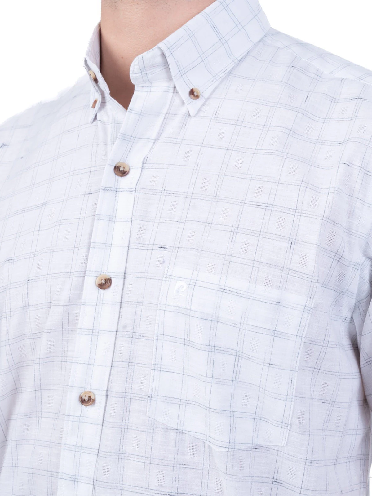 CAMISA MANGA CORTA HOMBRE PIERRE CARDIN LINEN COLLECTION - 4