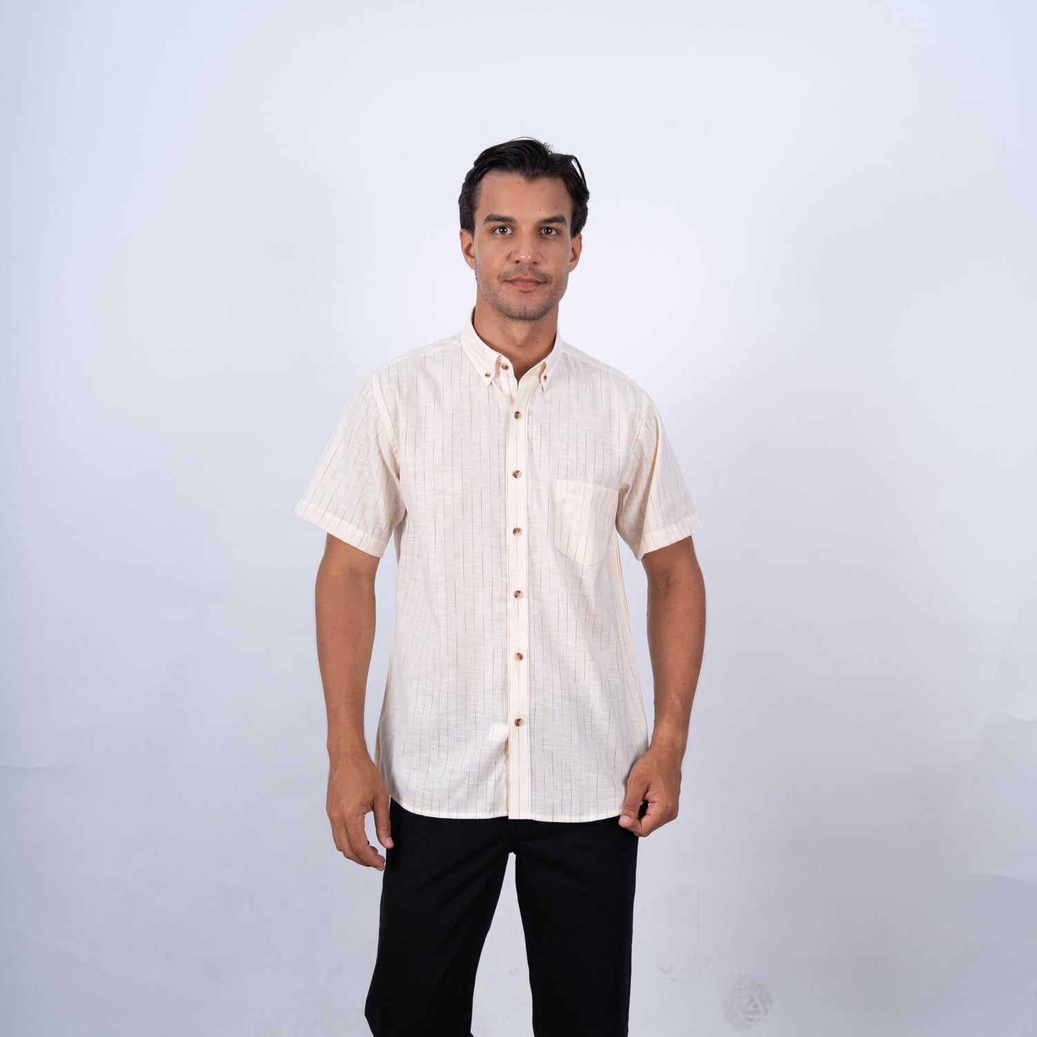 CAMISA MANGA CORTA HOMBRE PIERRE CARDIN - 1