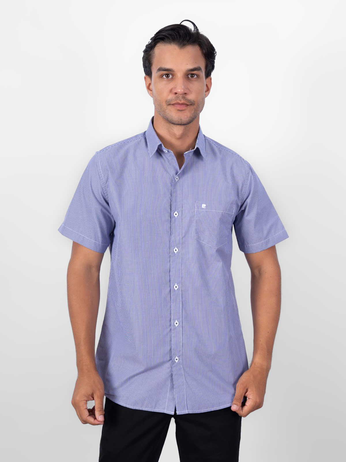 CAMISA MANGA CORTA HOMBRE PIERRE CARDIN ETIQUETA - 1
