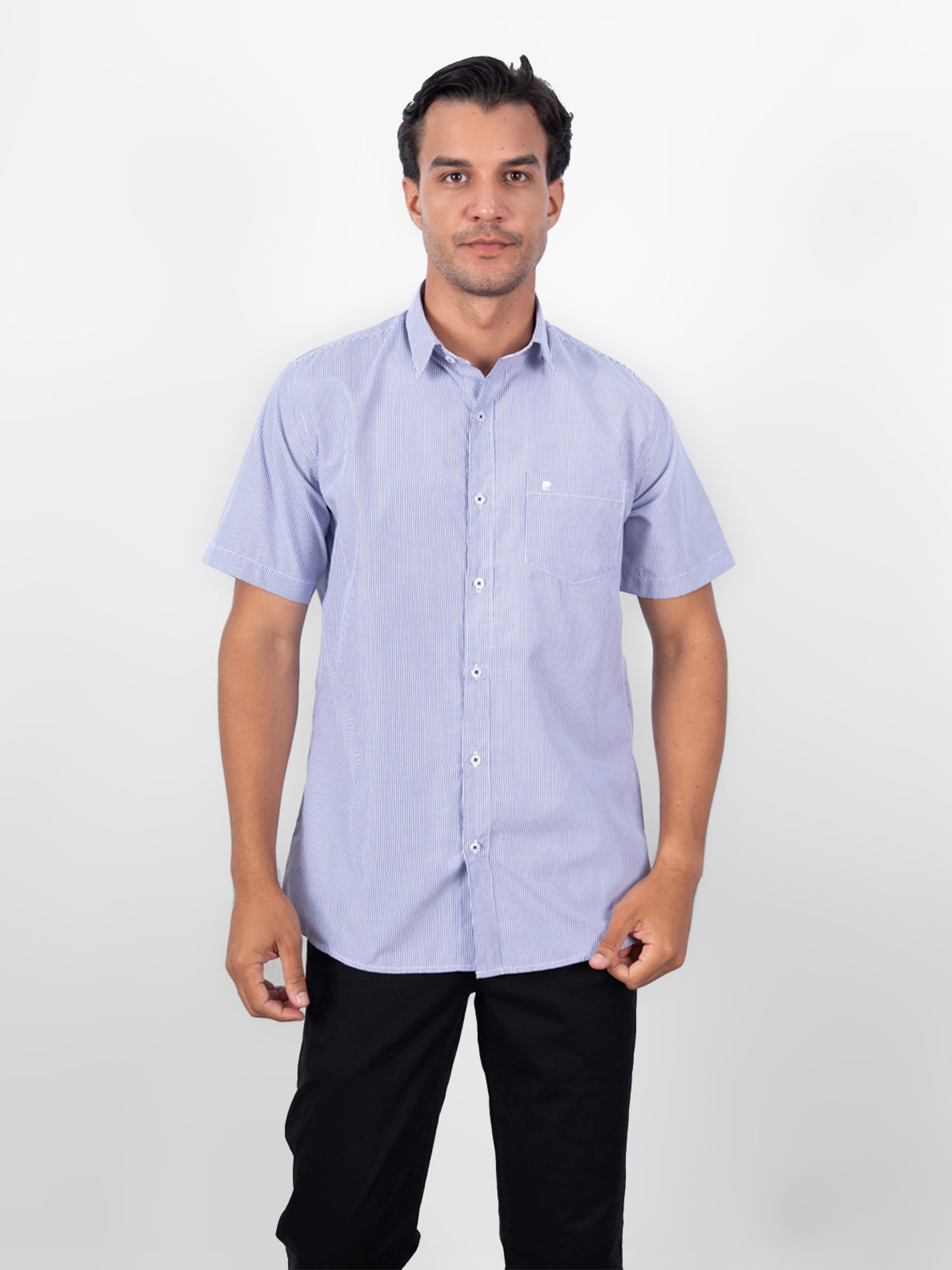 CAMISA MANGA CORTA HOMBRE PIERRE CARDIN ETIQUETA - 1