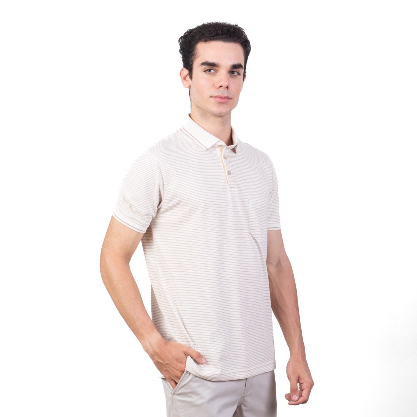 POLO MANGA CORTA HOMBRE PIERRE CARDIN JACQUARD - 3