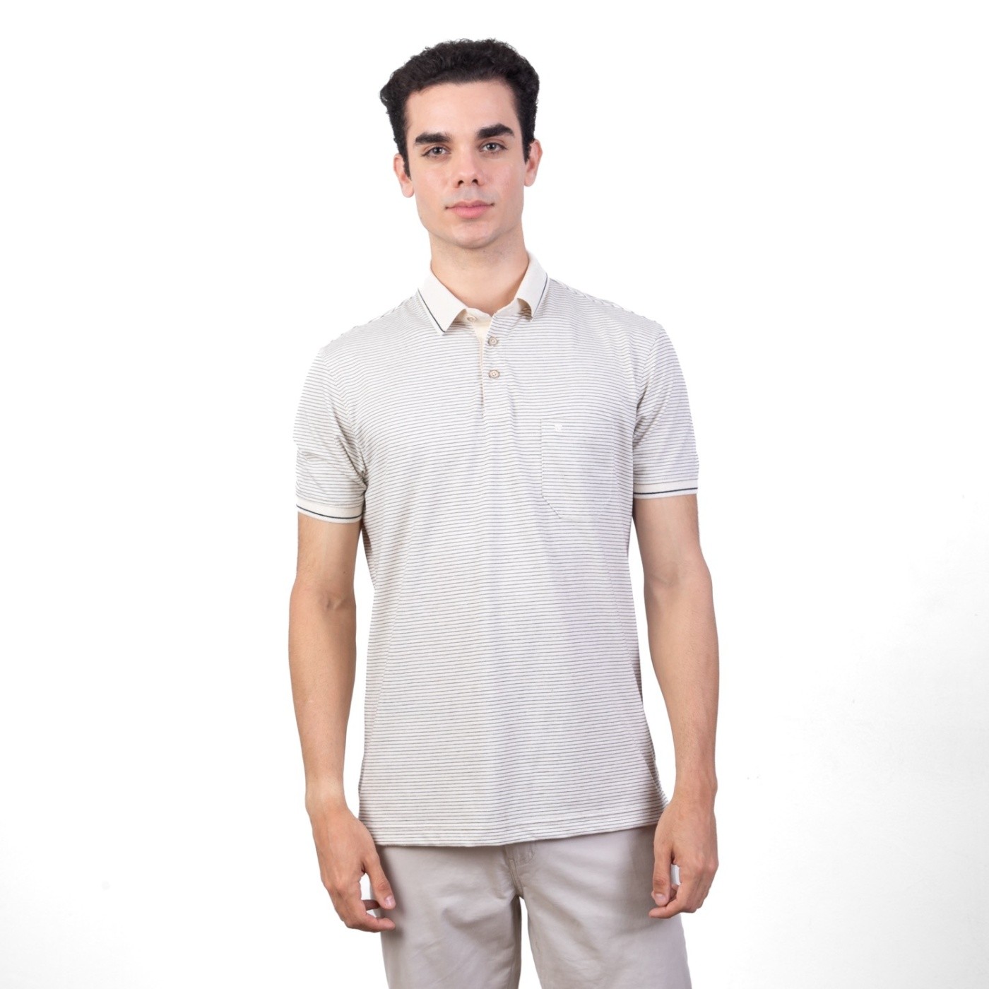 POLO MANGA CORTA HOMBRE PIERRE CARDIN JACQUARD - 2