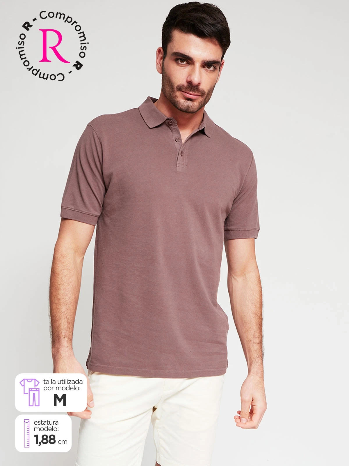POLO MANGA CORTA ALGODÓN HOMBRE MARQUIS - 1