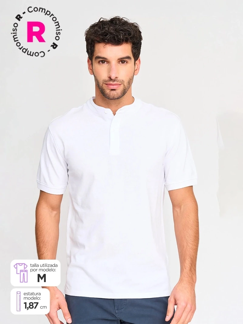 POLO MANGA CORTA ALGODÓN HOMBRE MARQUIS - 1