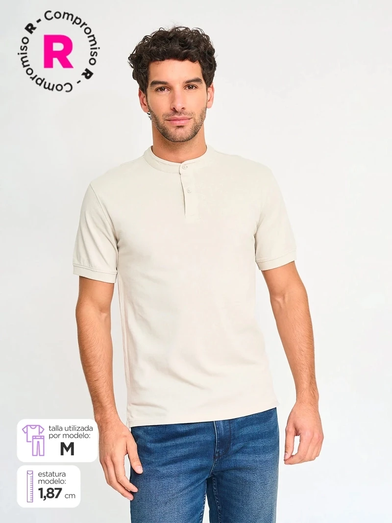 POLO MANGA CORTA ALGODÓN HOMBRE MARQUIS - 1
