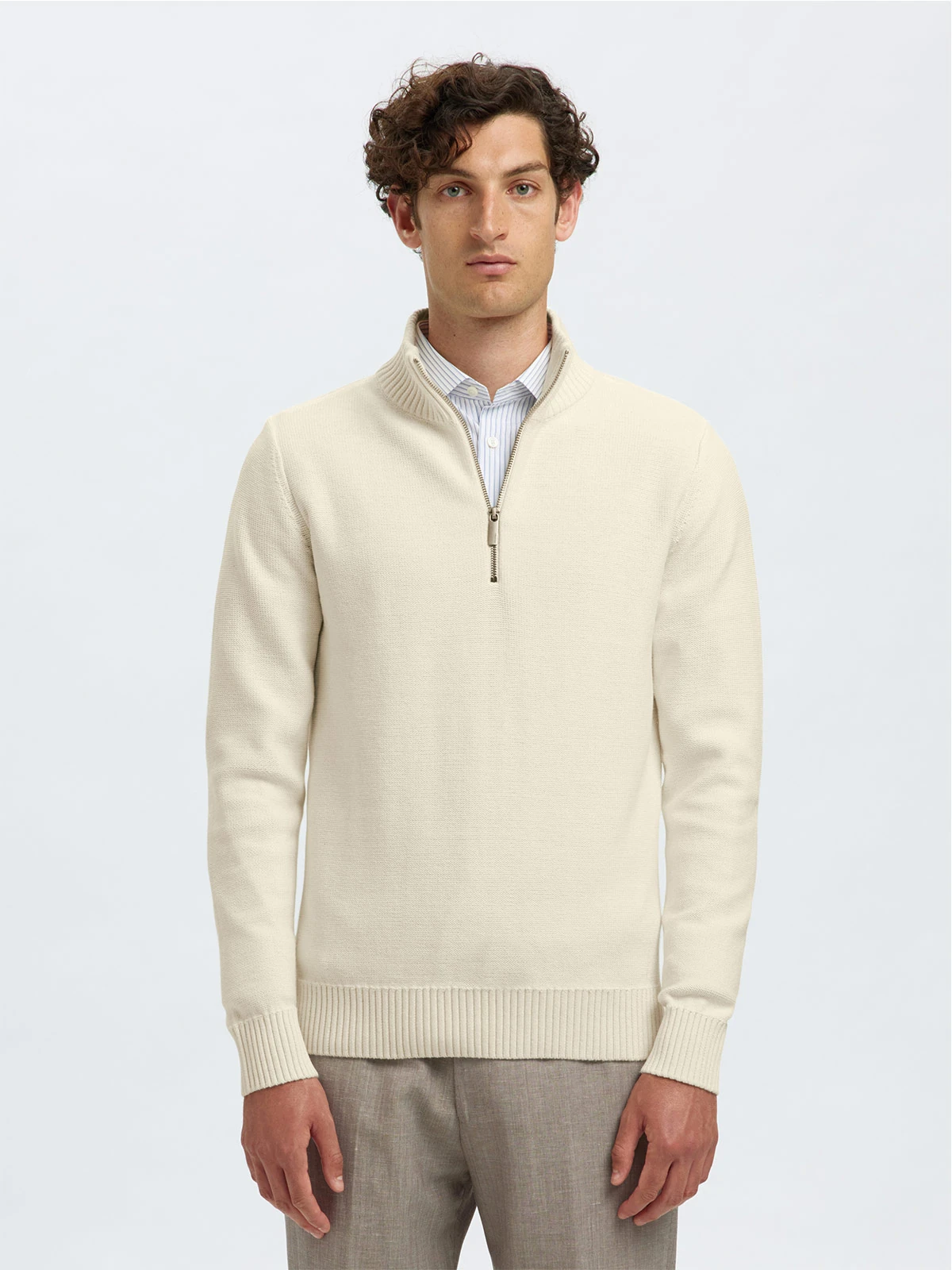 CHOMPA ALGODÓN HOMBRE SELECTED SLMAXEL LS KNIT - 1