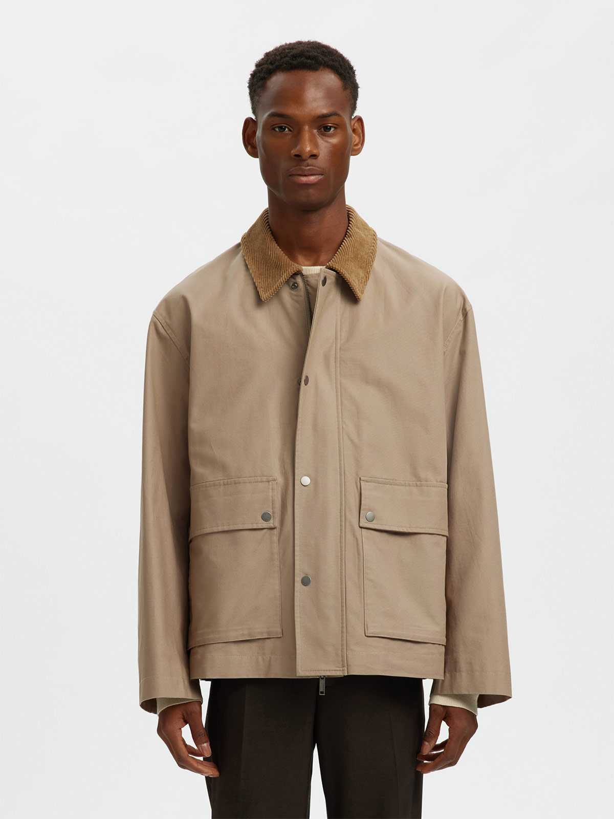 CASACA ALGODÓN HOMBRE SELECTED SLHKYLE - 1