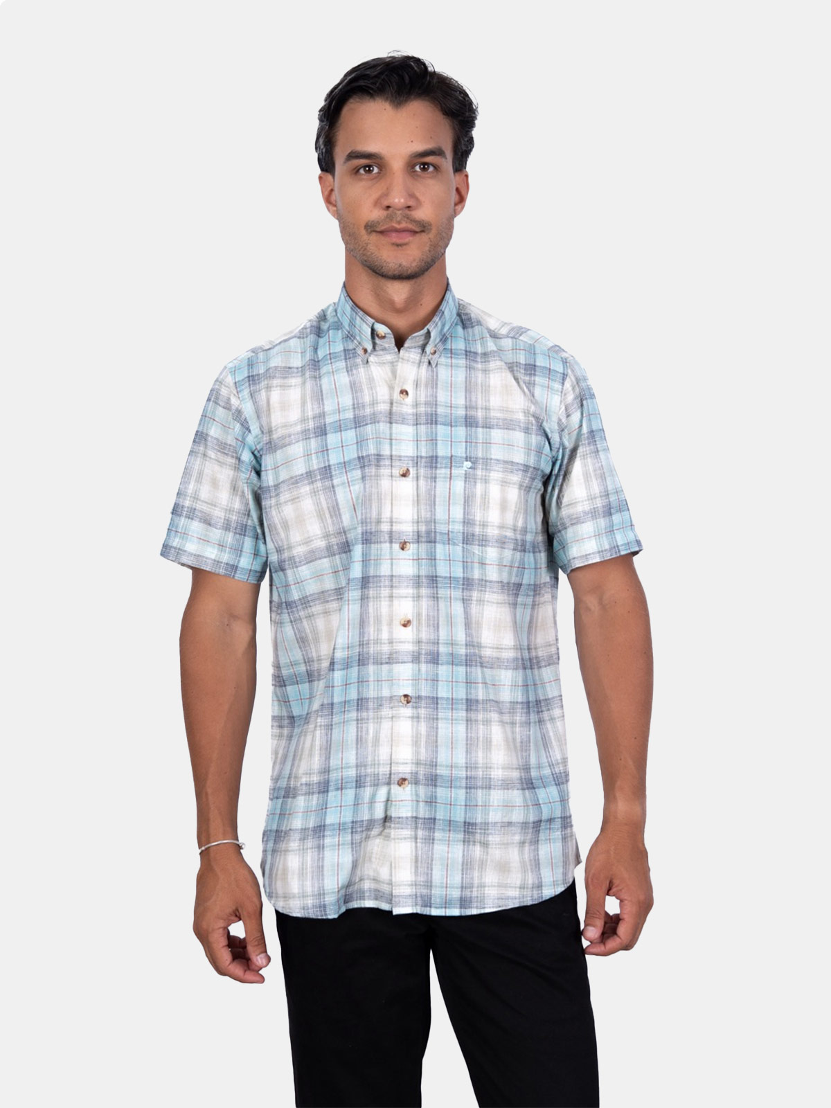 CAMISA MANGA CORTA HOMBRE PIERRE CARDIN - 1