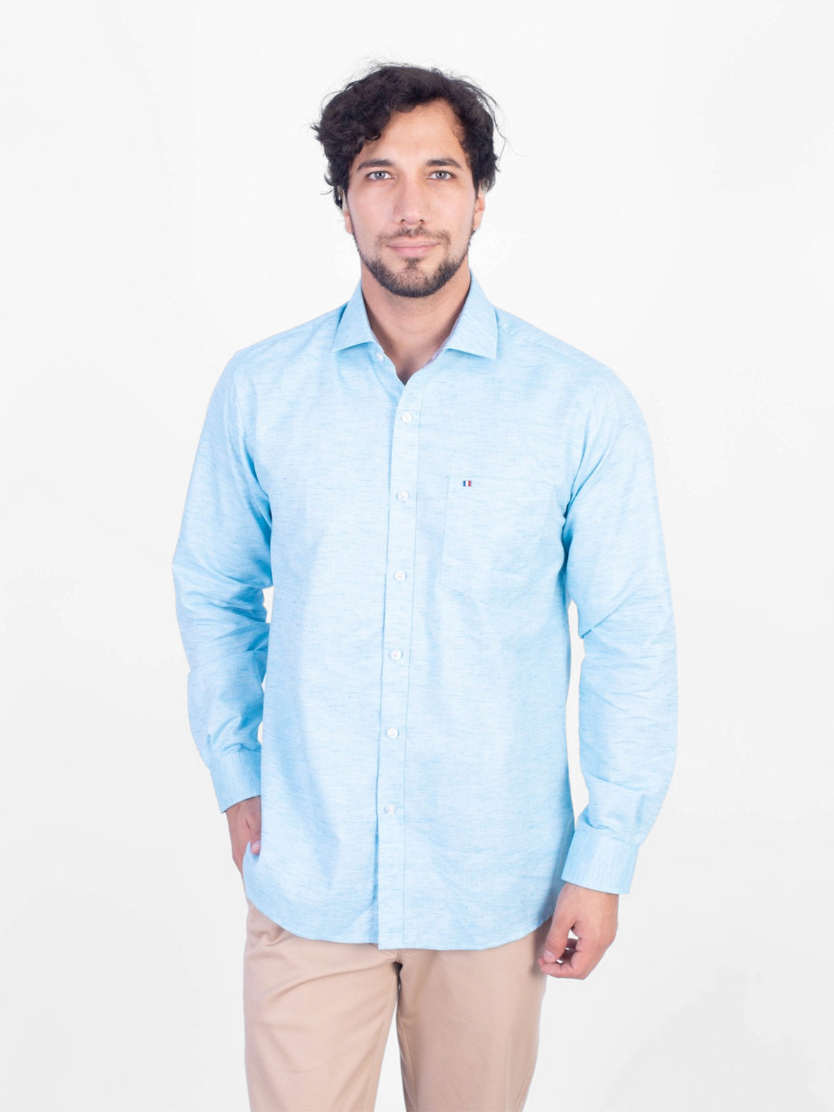 CAMISA MANGA LARGA HOMBRE PIERRE CARDIN - 1