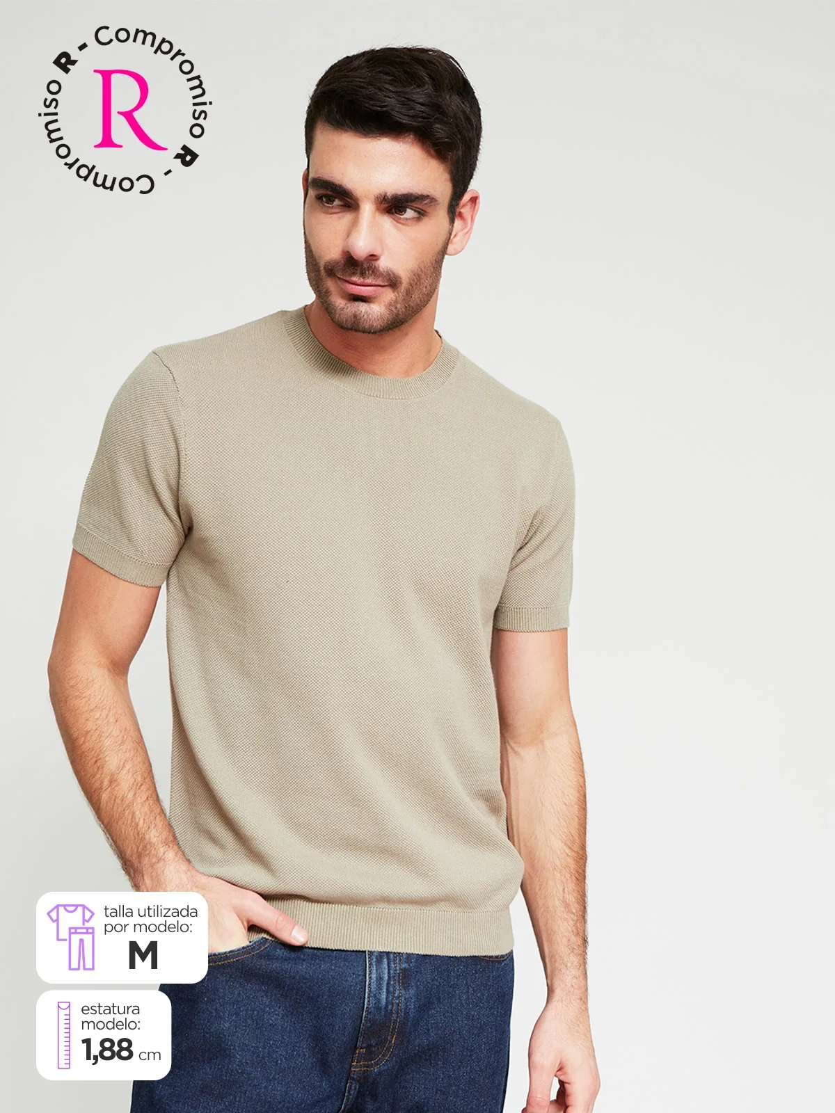 POLO MANGA CORTA ALGODÓN HOMBRE MARQUIS - 1