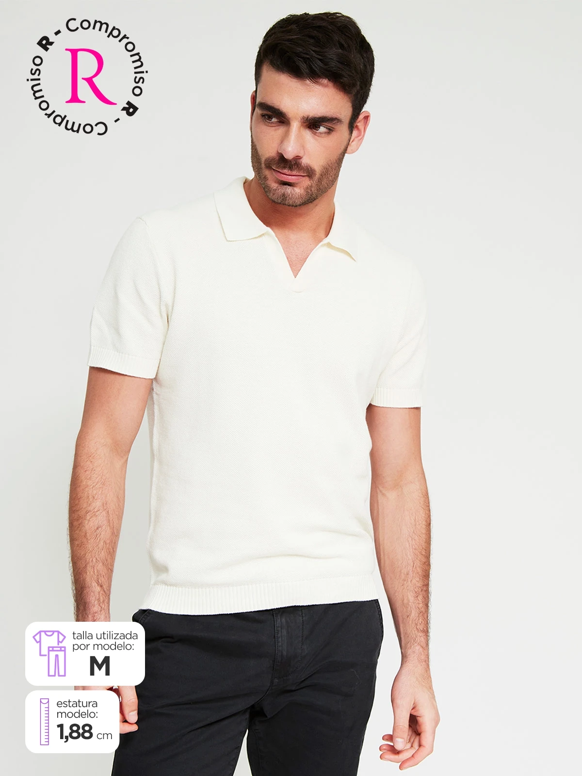 POLO MANGA CORTA ALGODÓN HOMBRE MARQUIS - 1