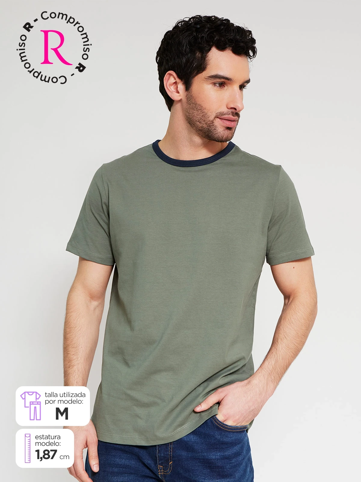 POLO MANGA CORTA ALGODÓN HOMBRE MARQUIS - 1