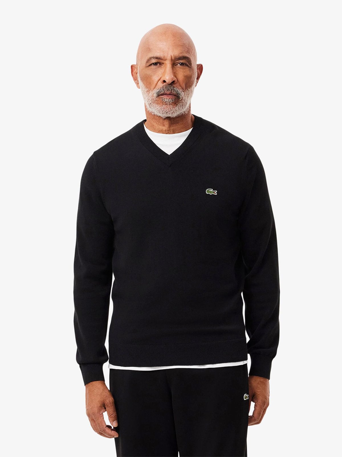 CHOMPA HOMBRE LACOSTE CUELLO EN V - 1