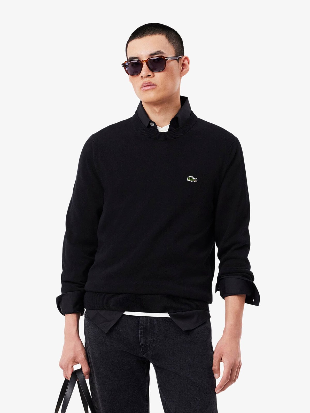 CHOMPA HOMBRE LACOSTE CUELLO REDONDO - 1