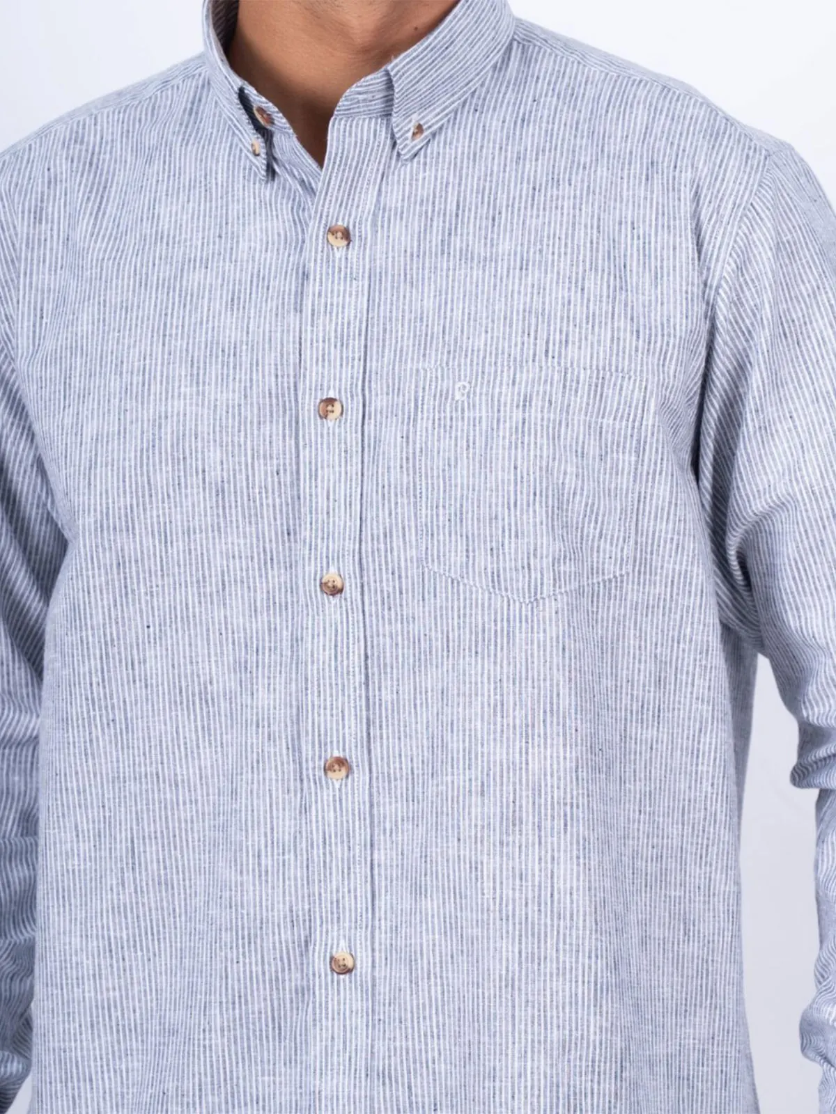 CAMISA MANGA LARGA LINO HOMBRE PIERRE CARDIN - 4