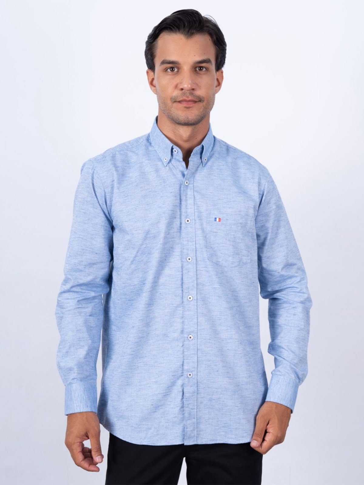 CAMISA MANGA LARGA HOMBRE PIERRE CARDIN - 1
