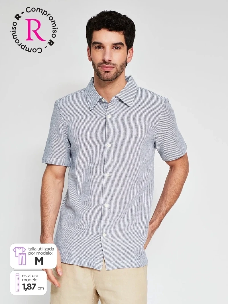 CAMISA MANGA CORTA HOMBRE MARQUIS - 1