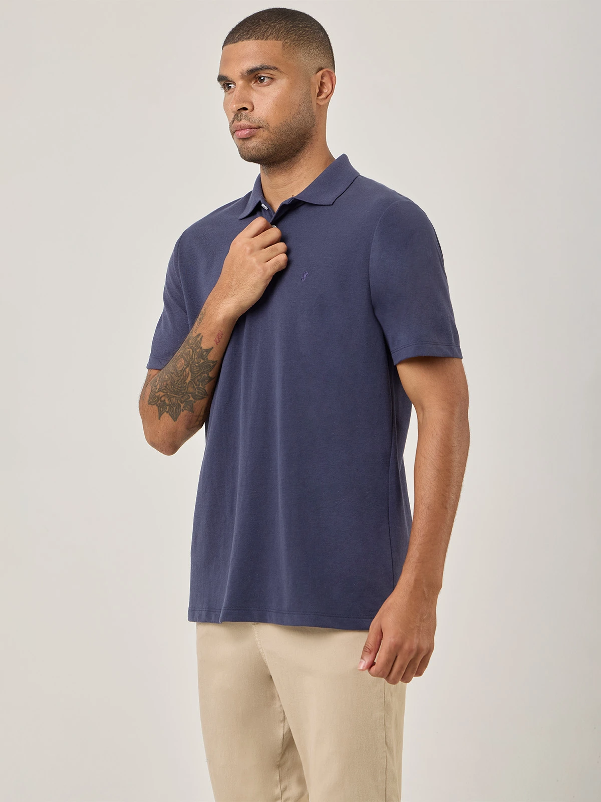 POLO MANGA CORTA HOMBRE KENNETH STEVENS PIQUE - 3
