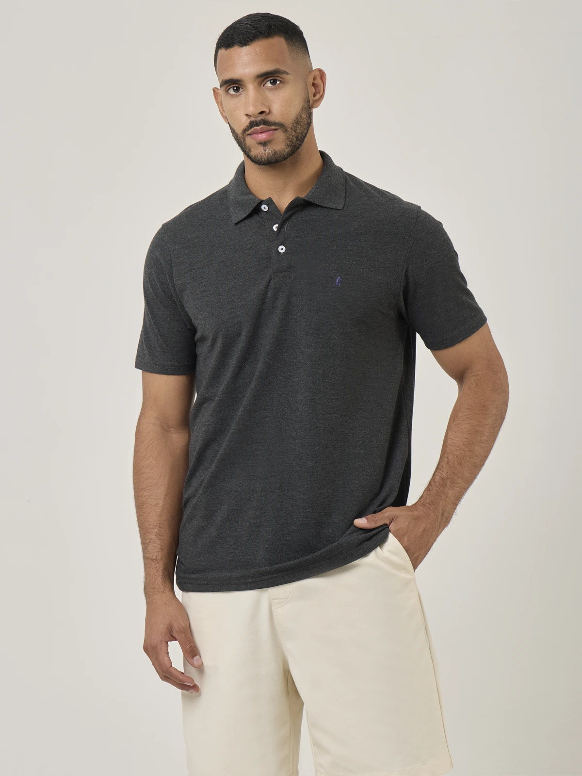 POLO MANGA CORTA HOMBRE KENNETH STEVENS PIQUE - 1