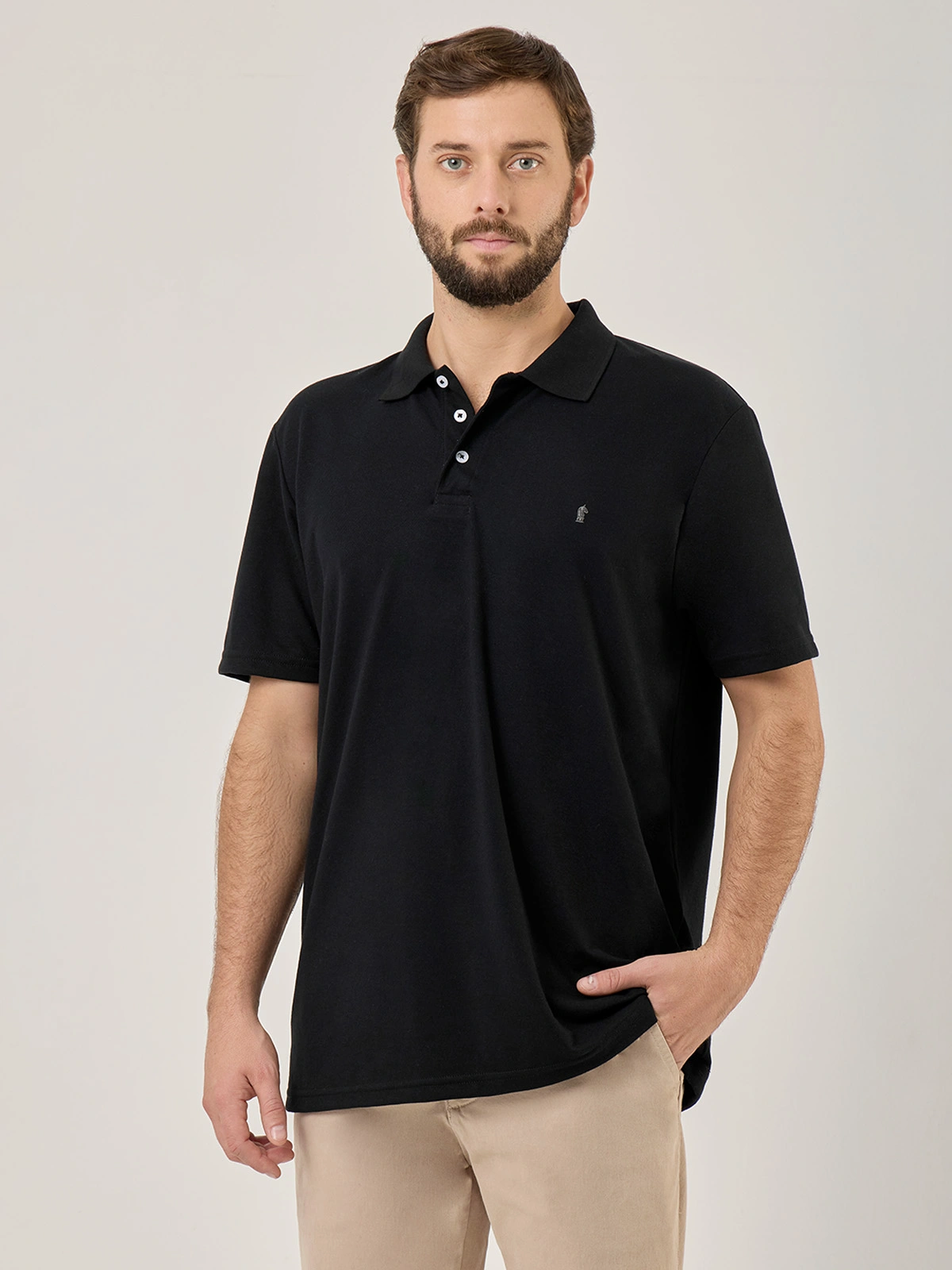 POLO MANGA CORTA HOMBRE KENNETH STEVENS PIQUE - 1