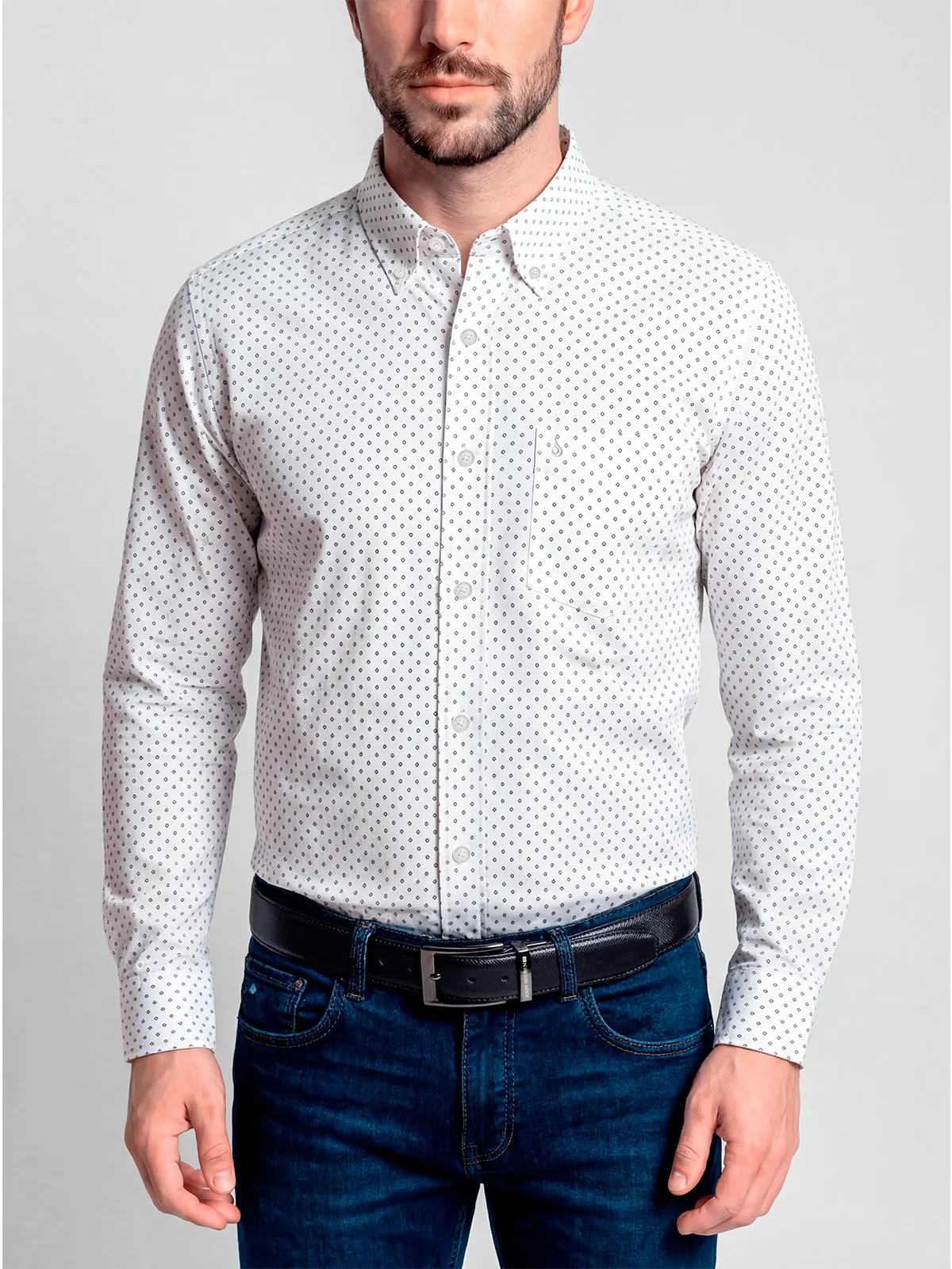 CAMISA MANGA LARGA HOMBRE JOHN HOLDEN CML196 - 3