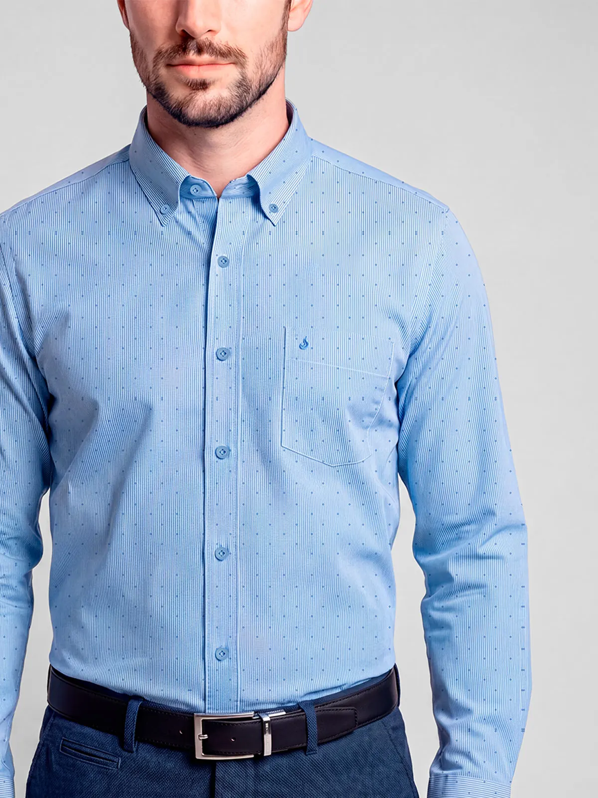 CAMISA MANGA LARGA HOMBRE JOHN HOLDEN CML197 - 3