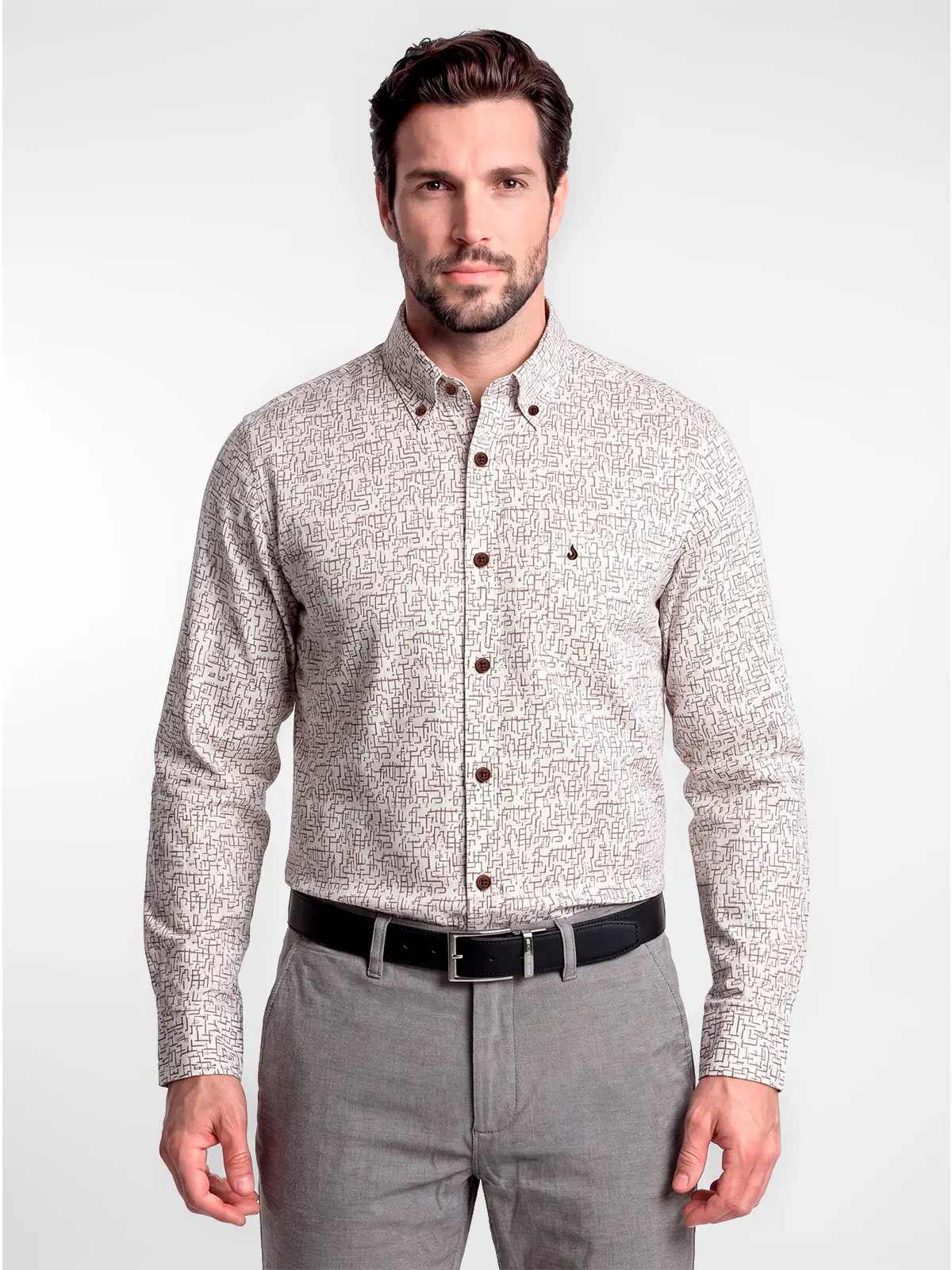 CAMISA MANGA LARGA HOMBRE JOHN HOLDEN CML199 - 1