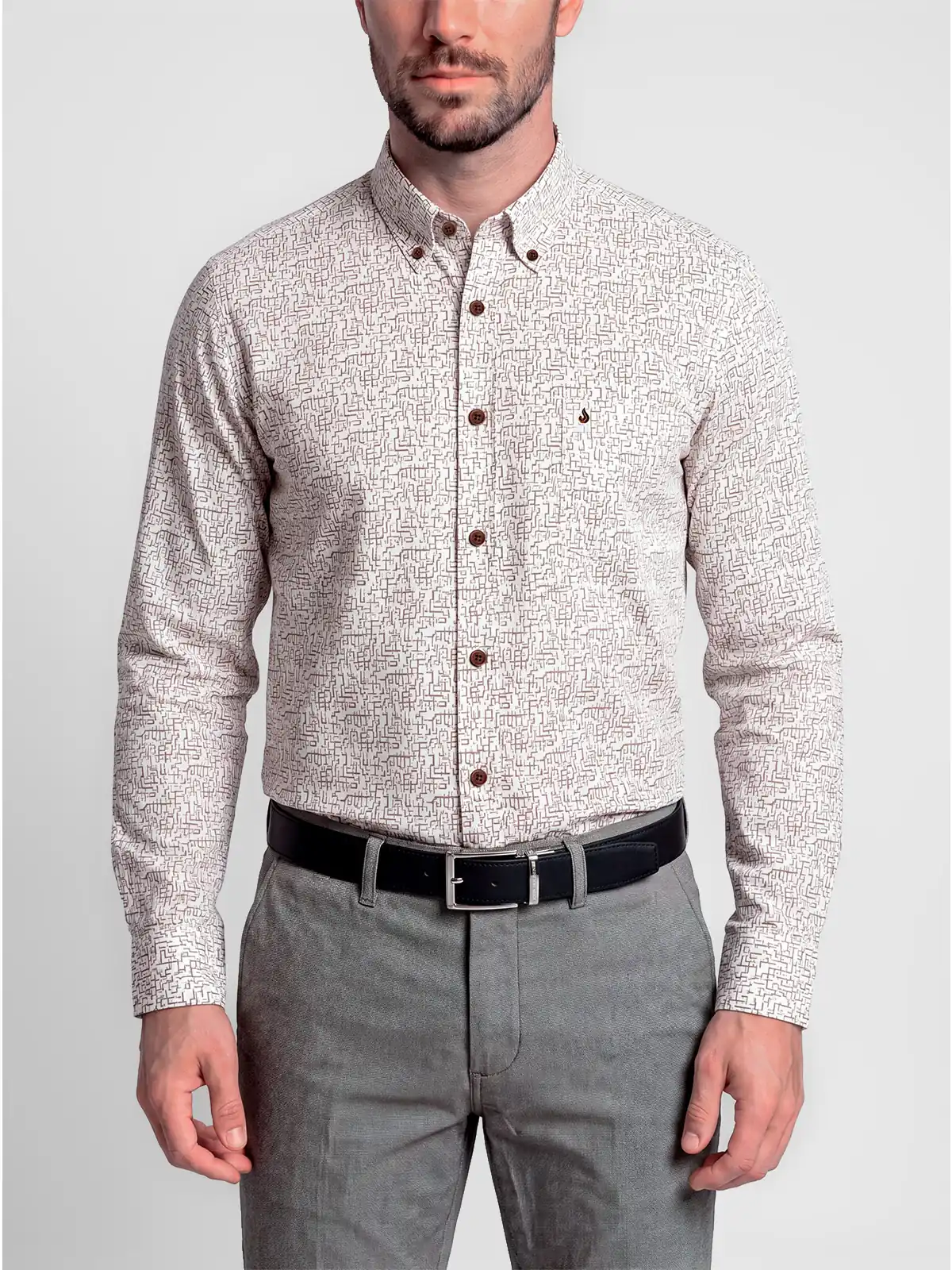 CAMISA MANGA LARGA HOMBRE JOHN HOLDEN CML199 - 3